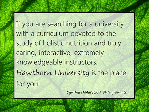 Cynthia DiMarco Grad Testimonial Image 2017